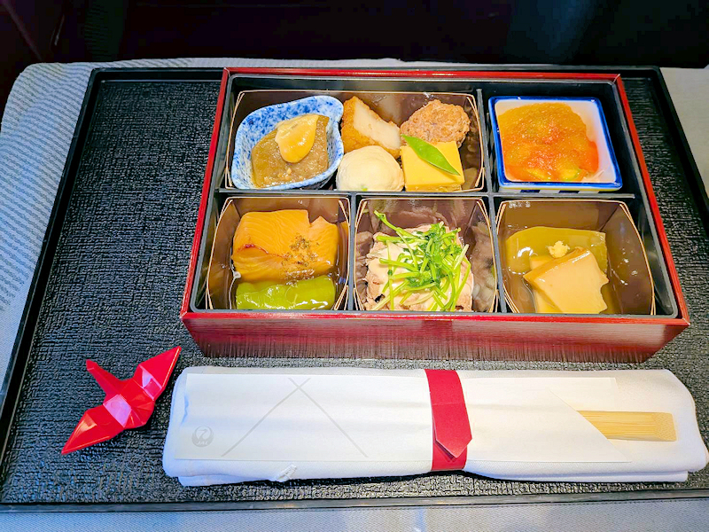 JALビジネスクラス機内食