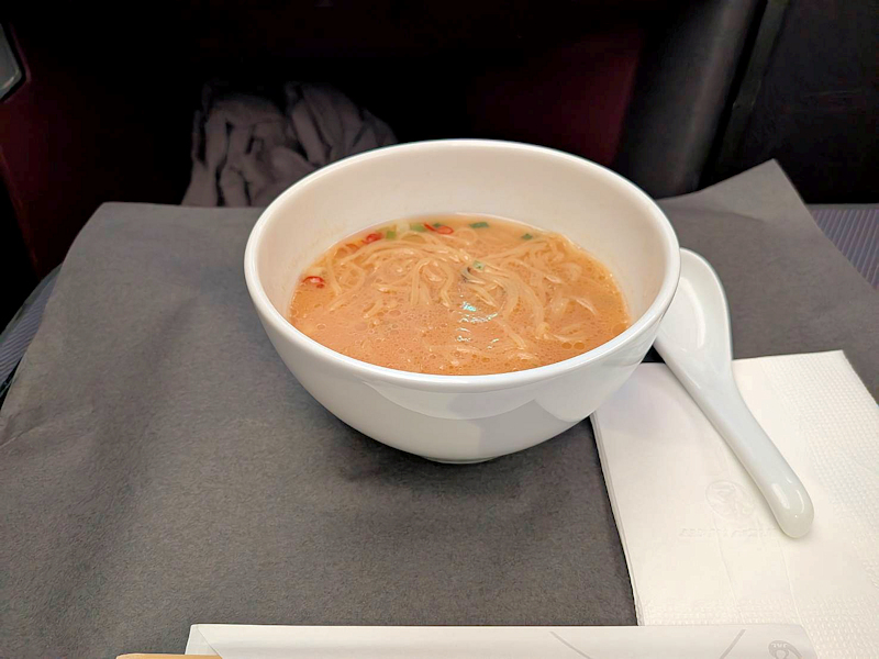 JALビジネスクラス機内食