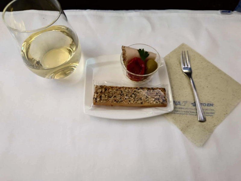 ANAビジネスクラス機内食