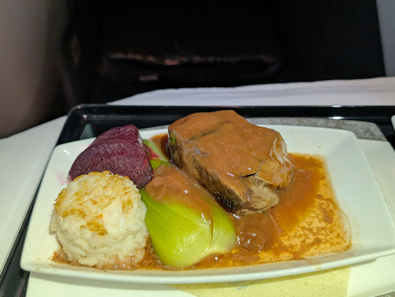 ANAビジネスクラス機内食
