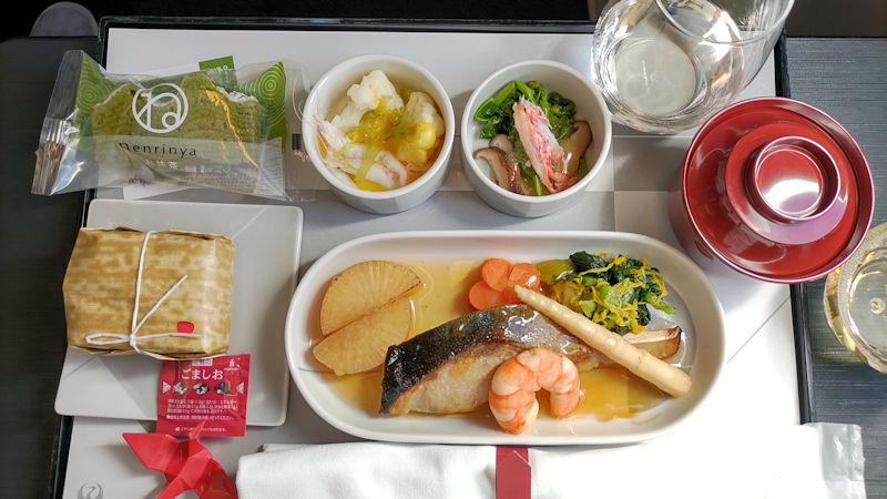 JAL国内線ファーストクラス機内食