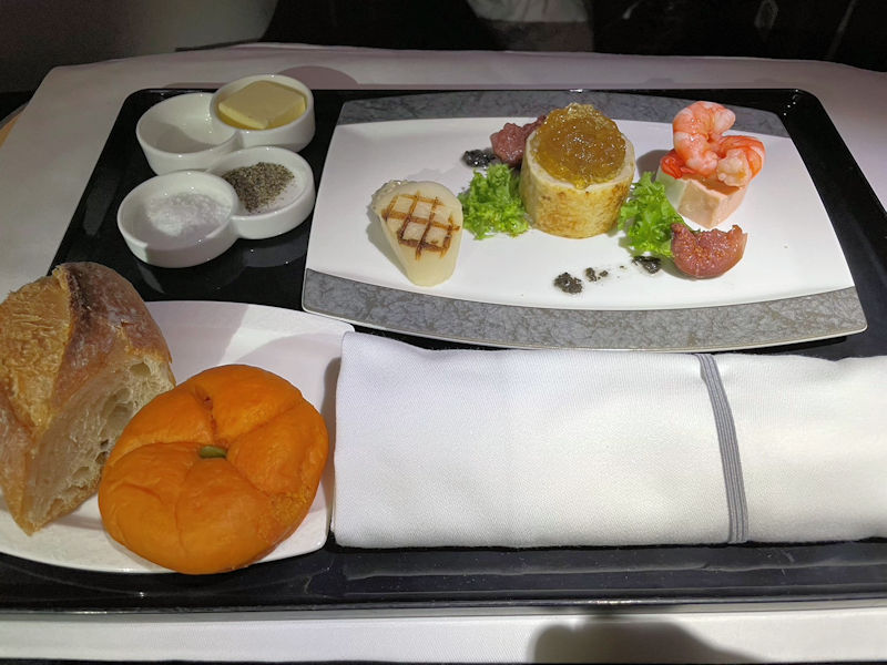 ANAビジネスクラス機内食