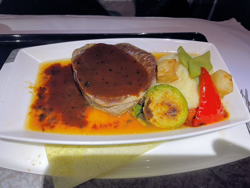 ANAビジネスクラス機内食