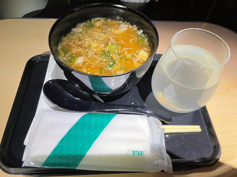 ANAビジネスクラス機内食