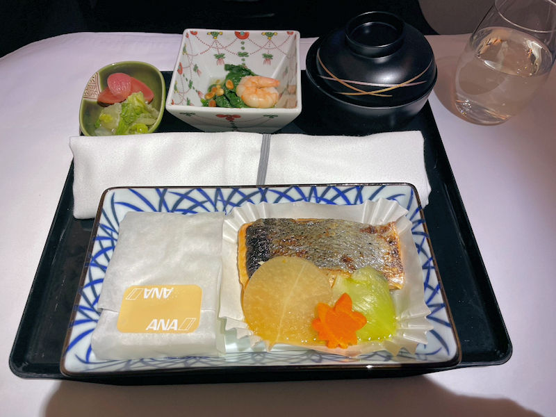 ANAビジネスクラス機内食