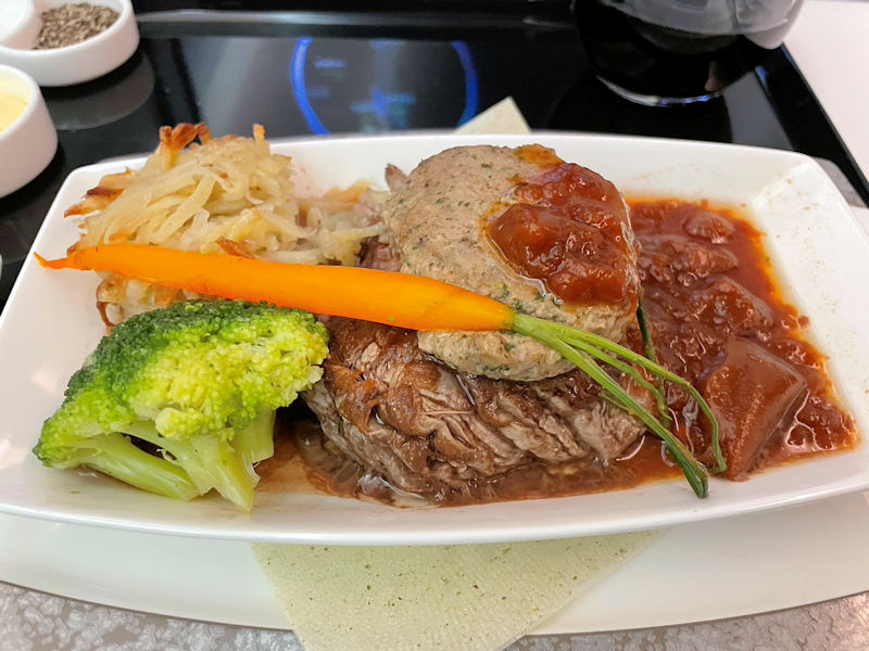 ANAビジネスクラス機内食