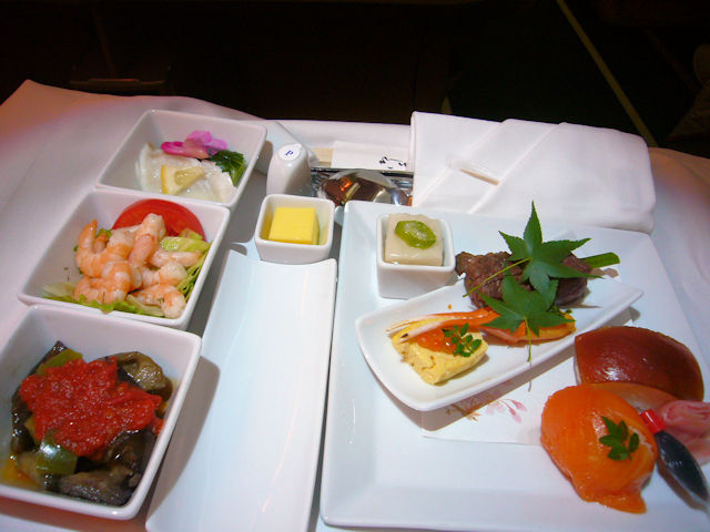 トルコ航空ビジネスクラス機内食